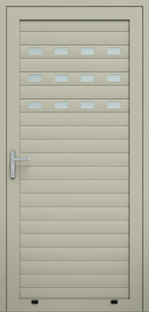 Panelové dvere, profil AW100, zasklený
