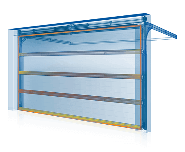 Sekcionálne garážové brány UniTherm Wiśniowski