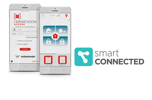 smartCONNECTED – inteligentné brány a dvere WIŚNIOWSKI