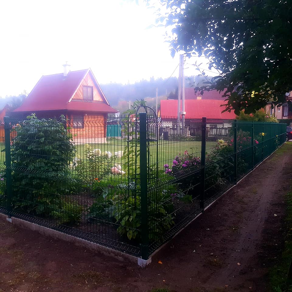 Záhradný plot - oplotenie | Vega B WIŚNIOWSKI | RAL 6005  | Levočská dolina - LEVOČA