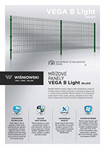 Mrežové panely VEGA B Light 80x200