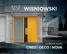 Vchodové hliníkové dvere CREO | DECO WISNIOWSKI