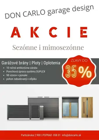 Akciová ponuka plotov a oplotení Poprad 1