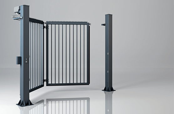 Jednokrídlové vráta pravá V-KING s palisádovou výplňou 25 × 25 mm