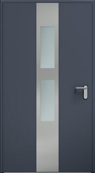 Dvere ECO BASIC, použitie, zasklenie | antracit