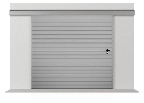 Dvojkrídlové závesná posuvné vráta vyplnená plechom T-10, systém výplne vodorovný