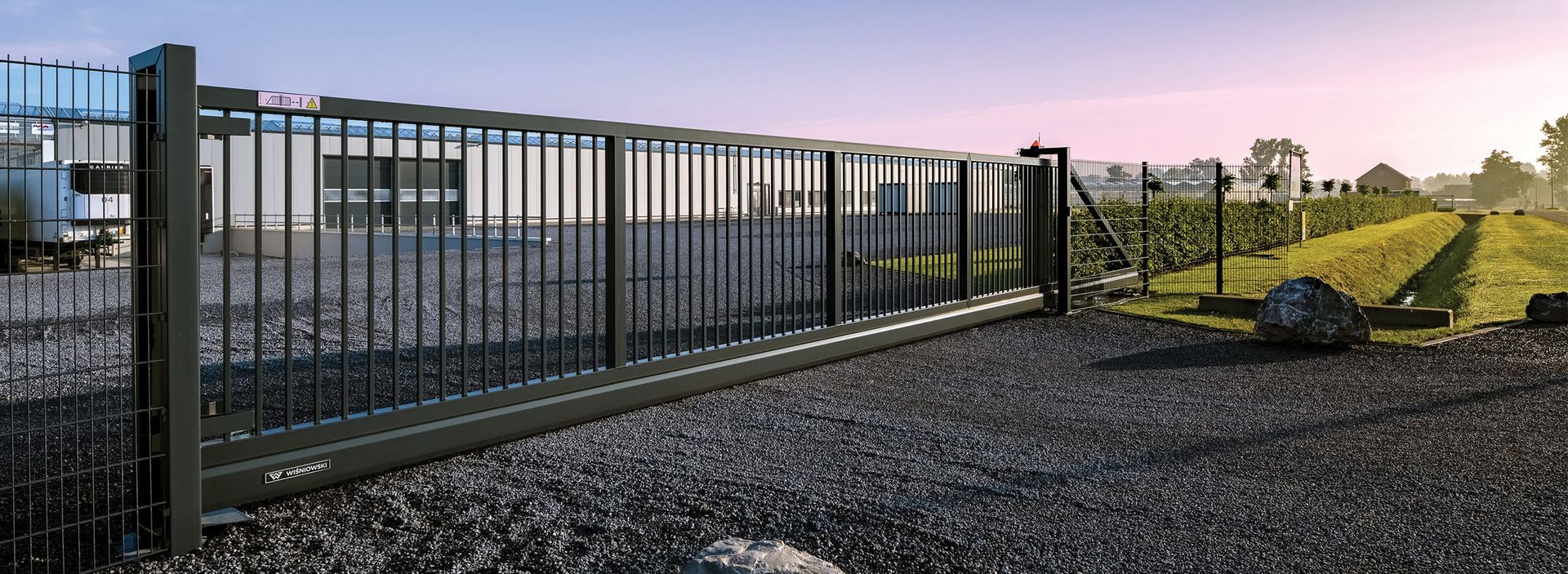 priemyselna posuvna brana