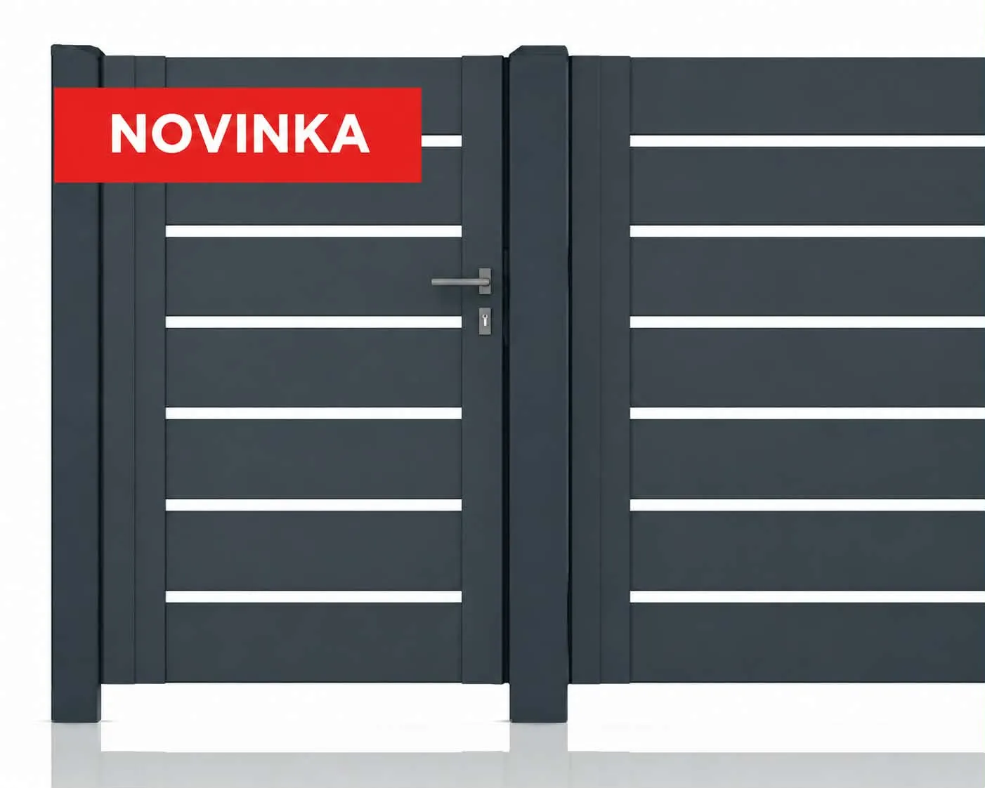 Hliníkové ploty vo vzore AW AL 10.100 - Poprad Wiśniowski