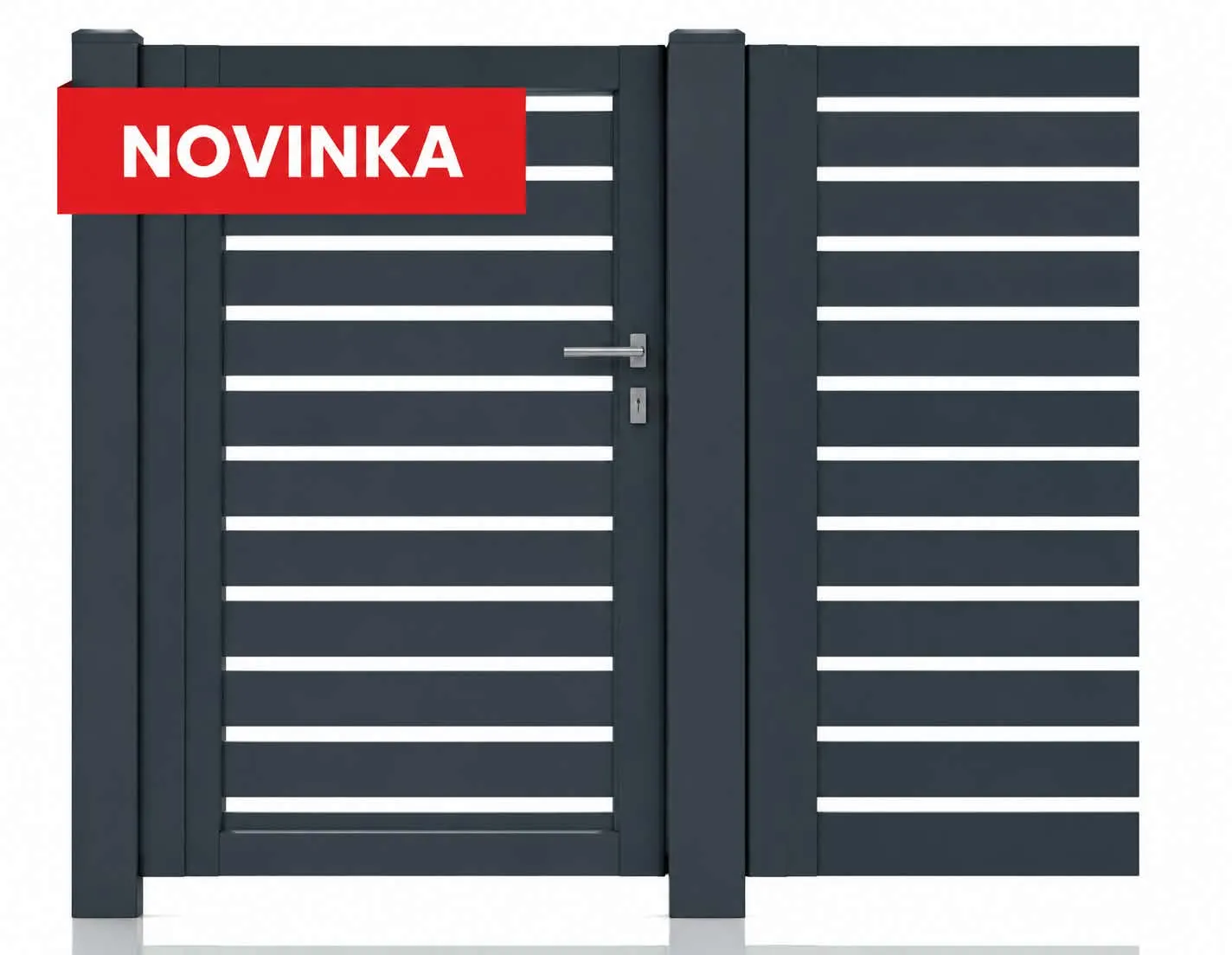 Hliníkové ploty vo vzore aw.10.101 - Poprad Wiśniowski