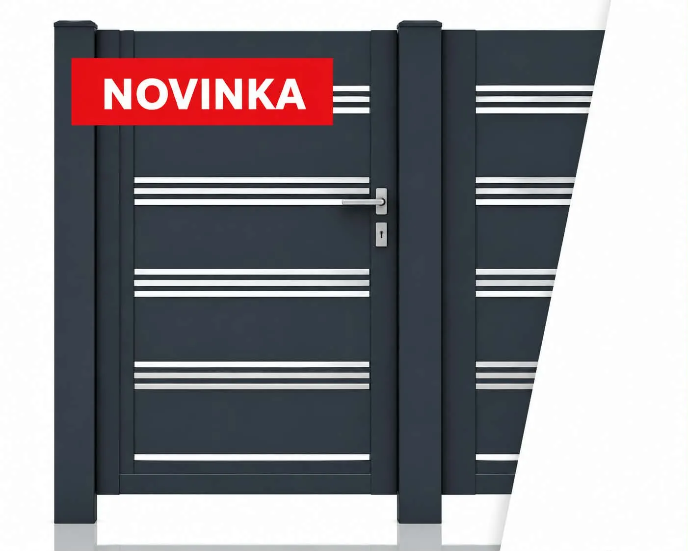 Hliníkové ploty AW AL 10.105 - Poprad