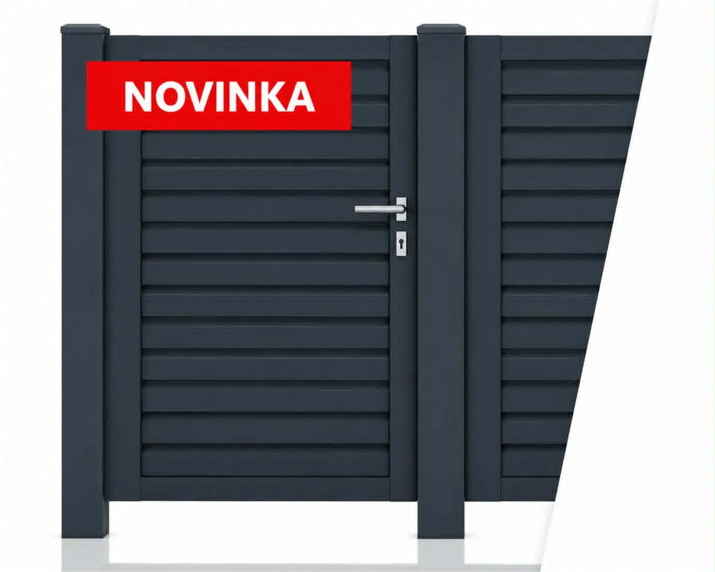 Hliníkové ploty vo vzore aw.10.106 - Poprad Wiśniowski