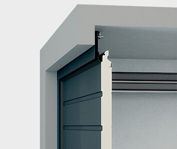 montáž do otvoru s mriežkou za otvorom