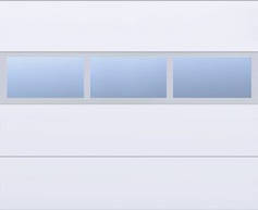 Brány s preskleneným hliníkovým panelom