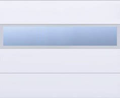 Brány s preskleneným hliníkovým panelom VISUAL