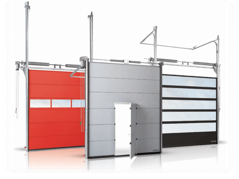 Priemyselné sekčné garážové brány Wiśniowski