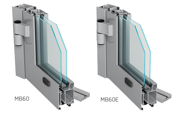 Hliníkové vonkajšie dvere Aluprof MB60 alebo MB60