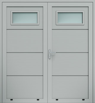 Panelové dvojkrídlové dvere, panel V, zasklenie A1
