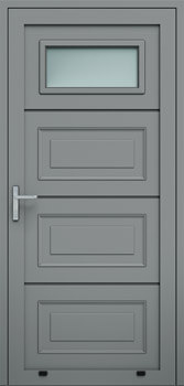 Panelové dvere, kazetová mozaika, zasklenie A1
