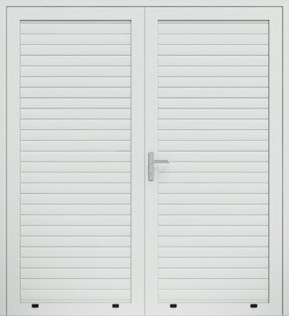 Panelové dvojkrídlové dvere, profil AW77
