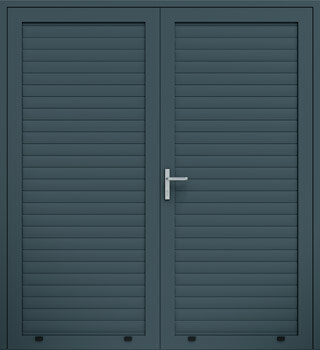 Panelové dvojkrídlové dvere, profil AW100
